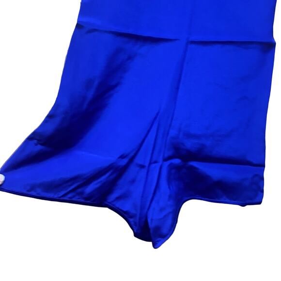 Naked Princess Le Marche Silk Romper Sapphire Blue New with Tags Size Small - Picture 3 of 7